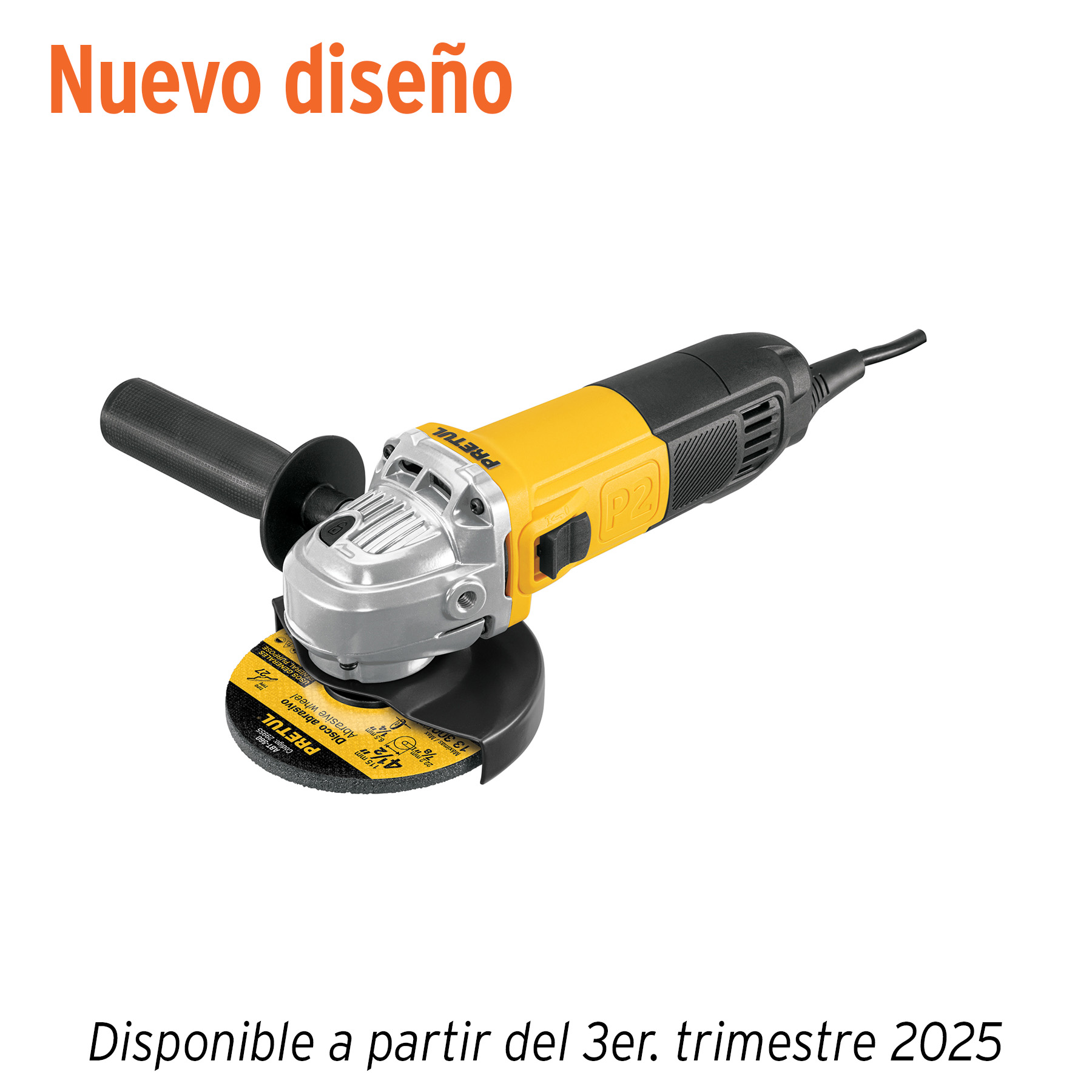 ESMERILADORA ANGULAR 4-1/2" 700W PRETUL