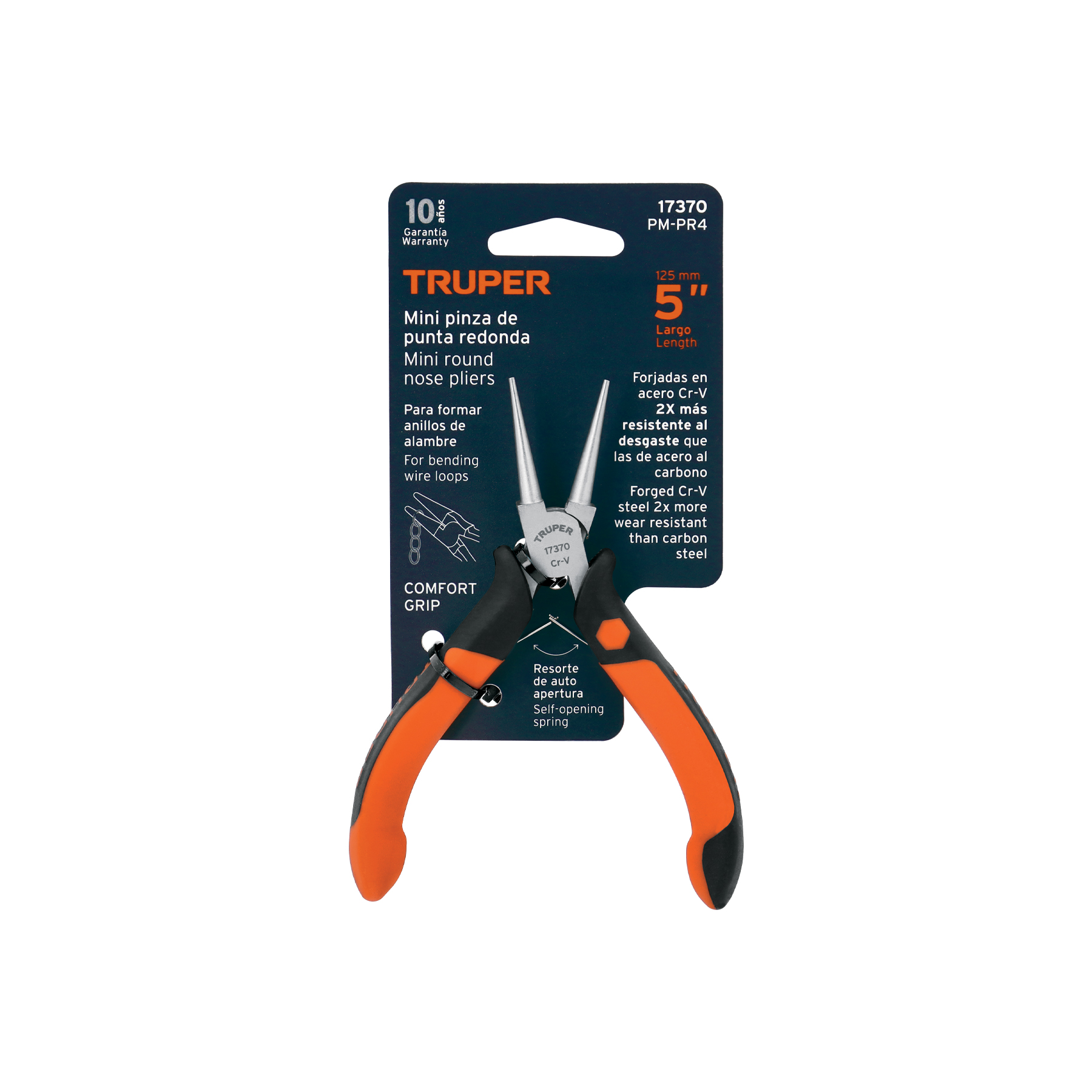 PINZA MINIATURA PUNTAS REDONDAS TRUPER