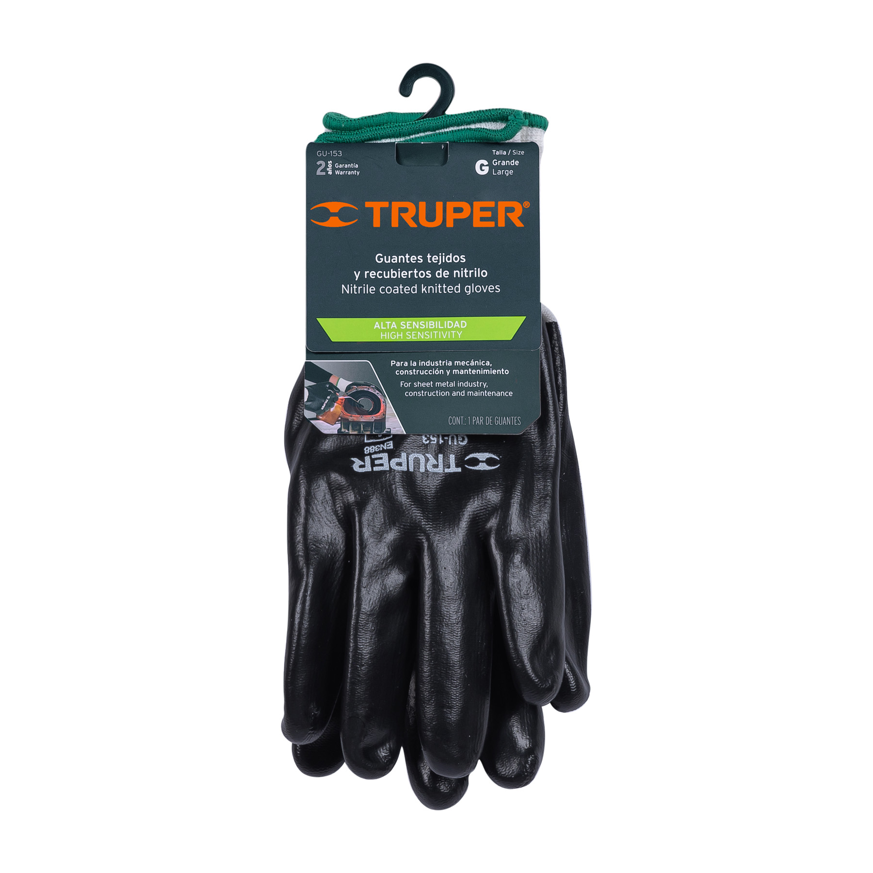 GUANTES DE NITRILO GRANDES TRUPER