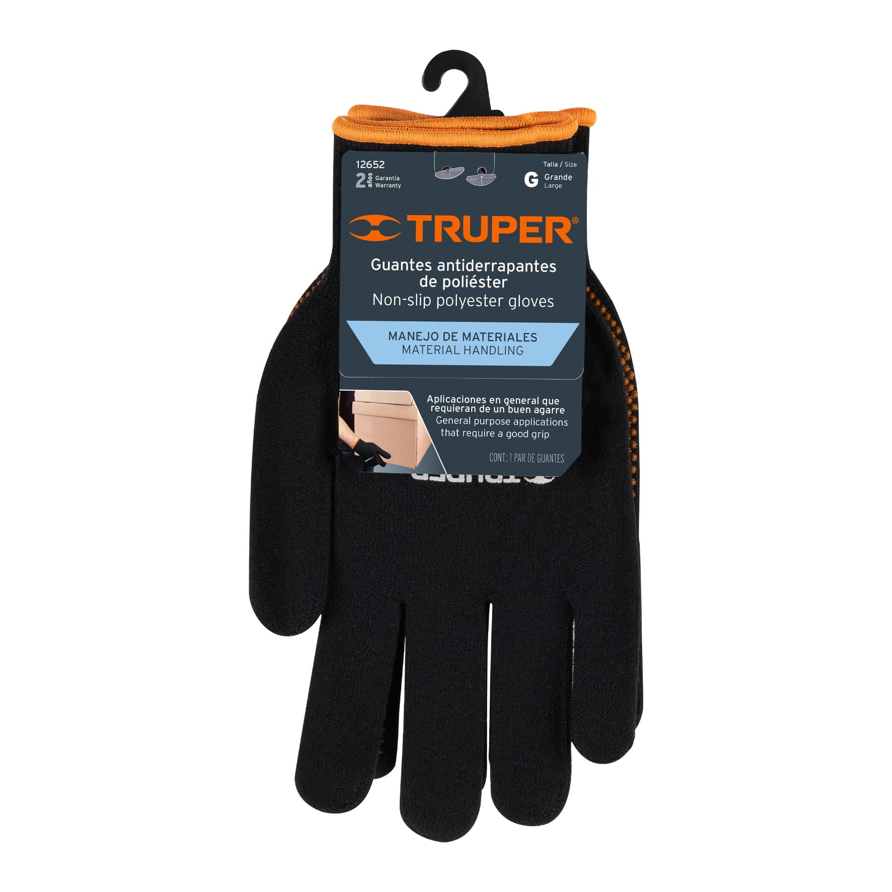 GUANTES ANTIDERRAPANTES DE POLIESTES GRANDES TRUPER