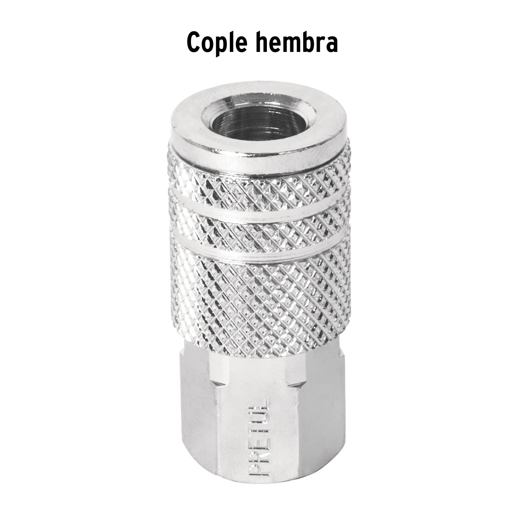 COPLE RAPIDO TIPO F 1/4" NPT PRETUL