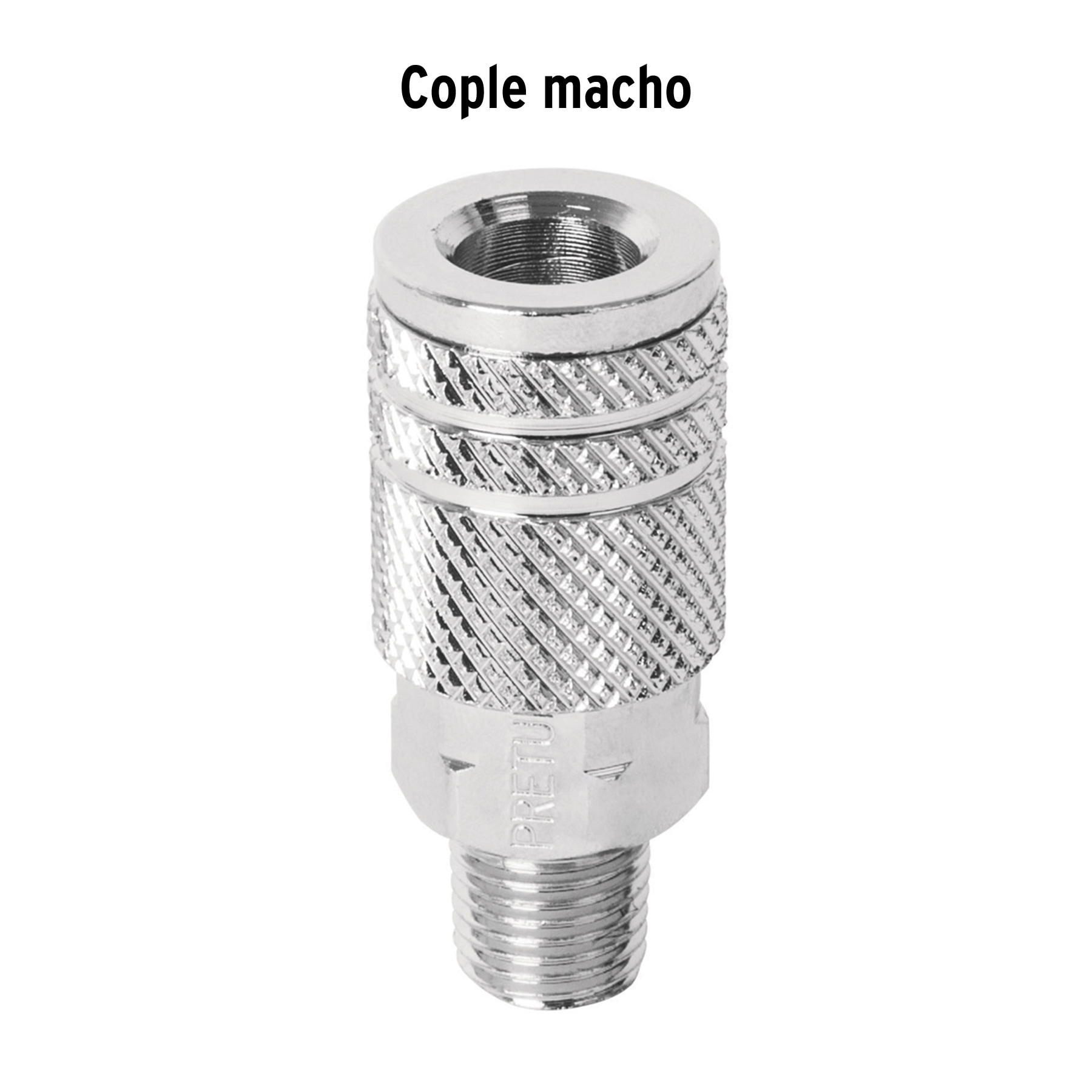 COPLE RAPIDO TIPO M 1/4" NPT PRETUL