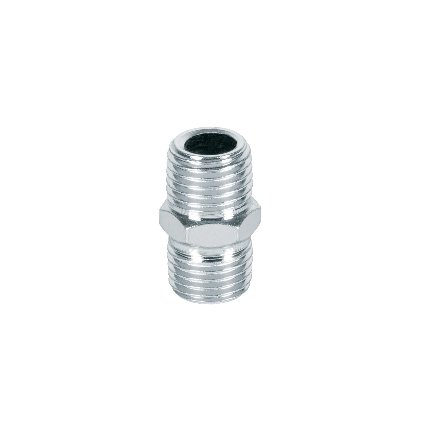 NIPLE MACHO-MACHO 1/4" NPT  PRETUL
