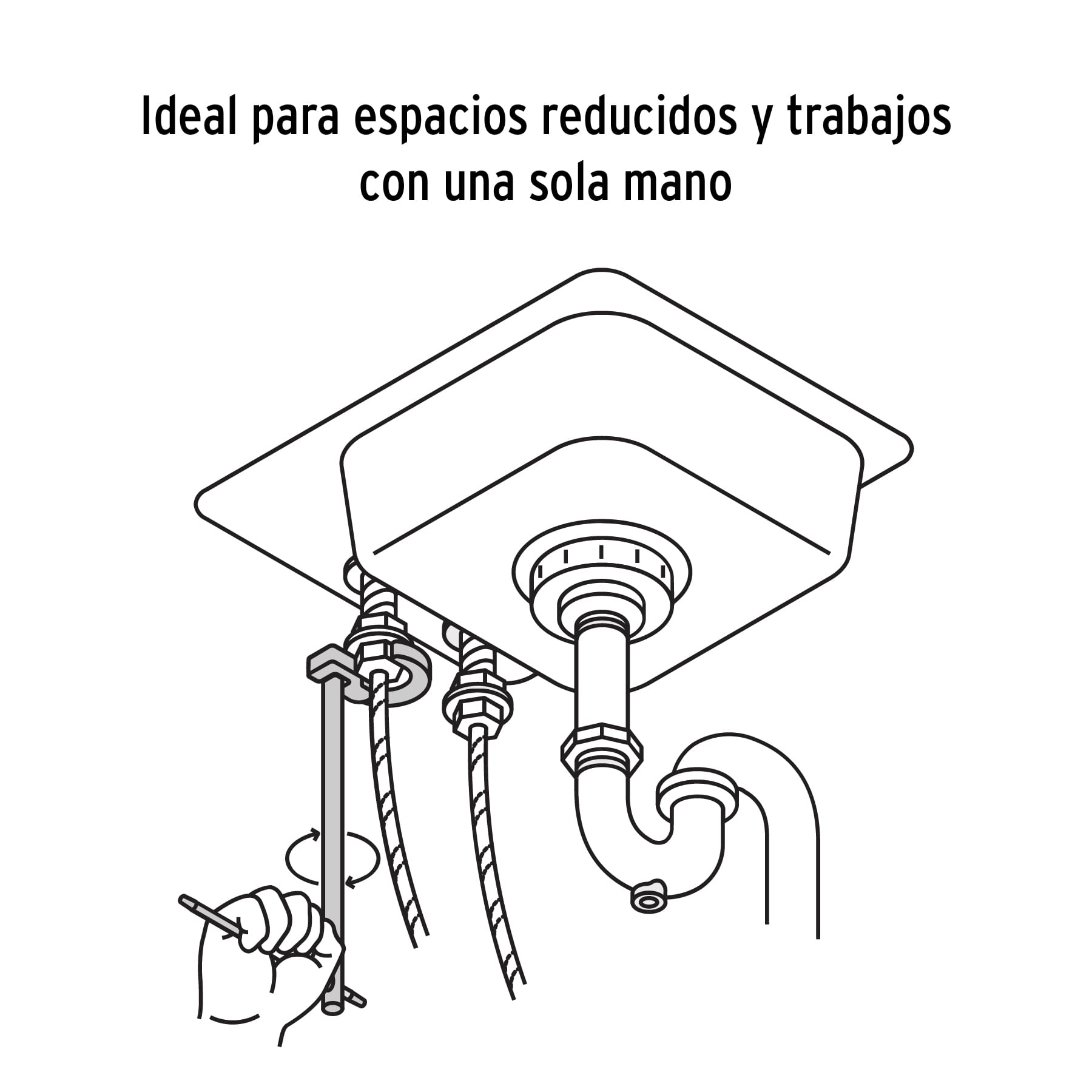 LLAVE DE PLOMERO 1/2"-1" TRUPER