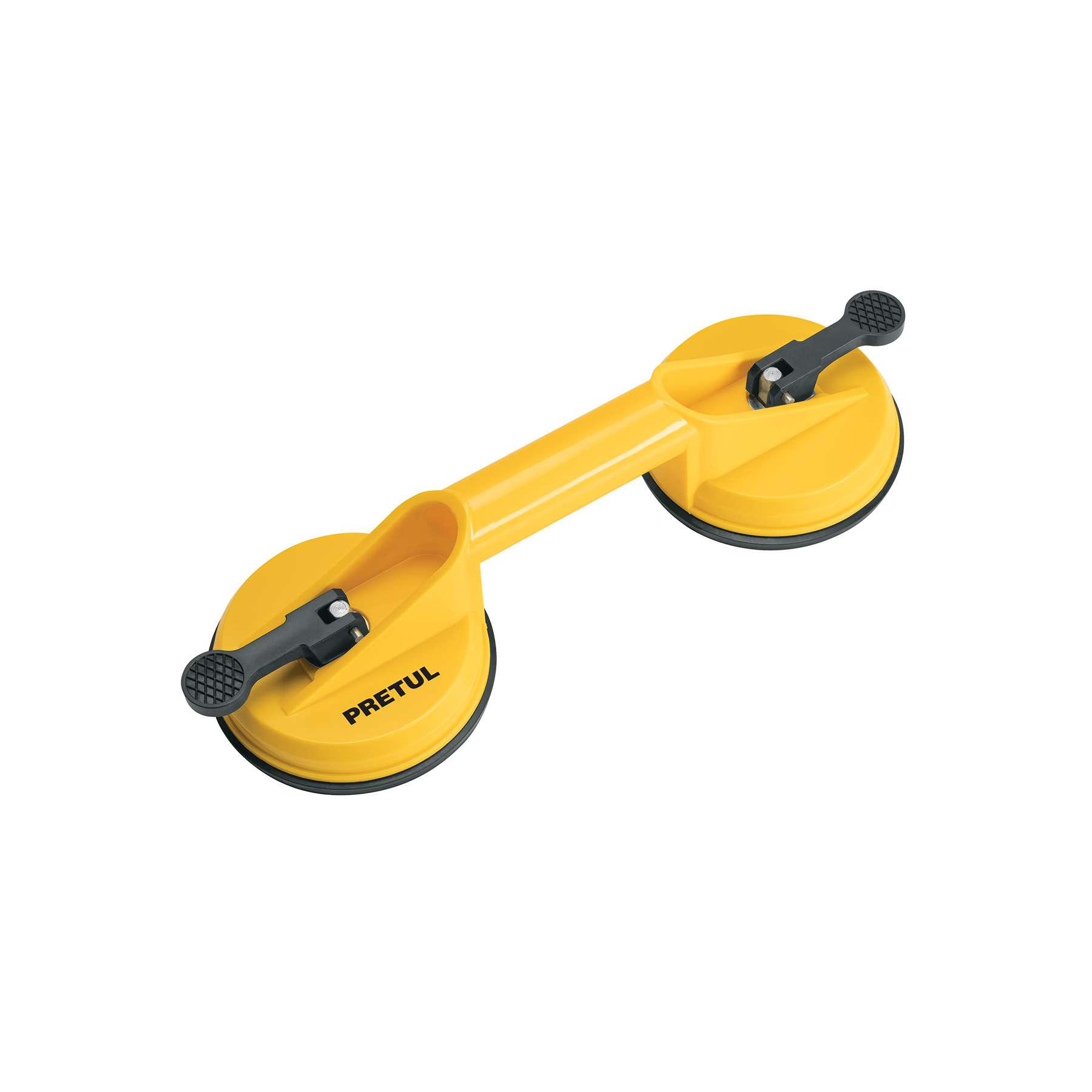 VENTOSA DE PLASTICO PARA VIDRIO 2 COPAS DE SUCCION PRETUL