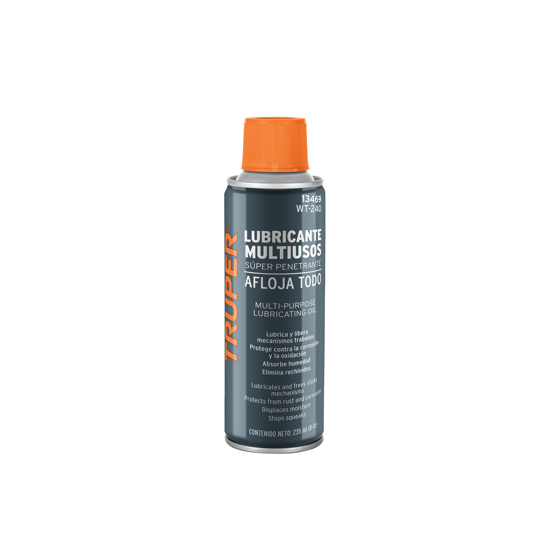 LUBRICANTE MULTIUSOS AFLOJATODO EN AEROSOL 235ML 8OZ TRUPER