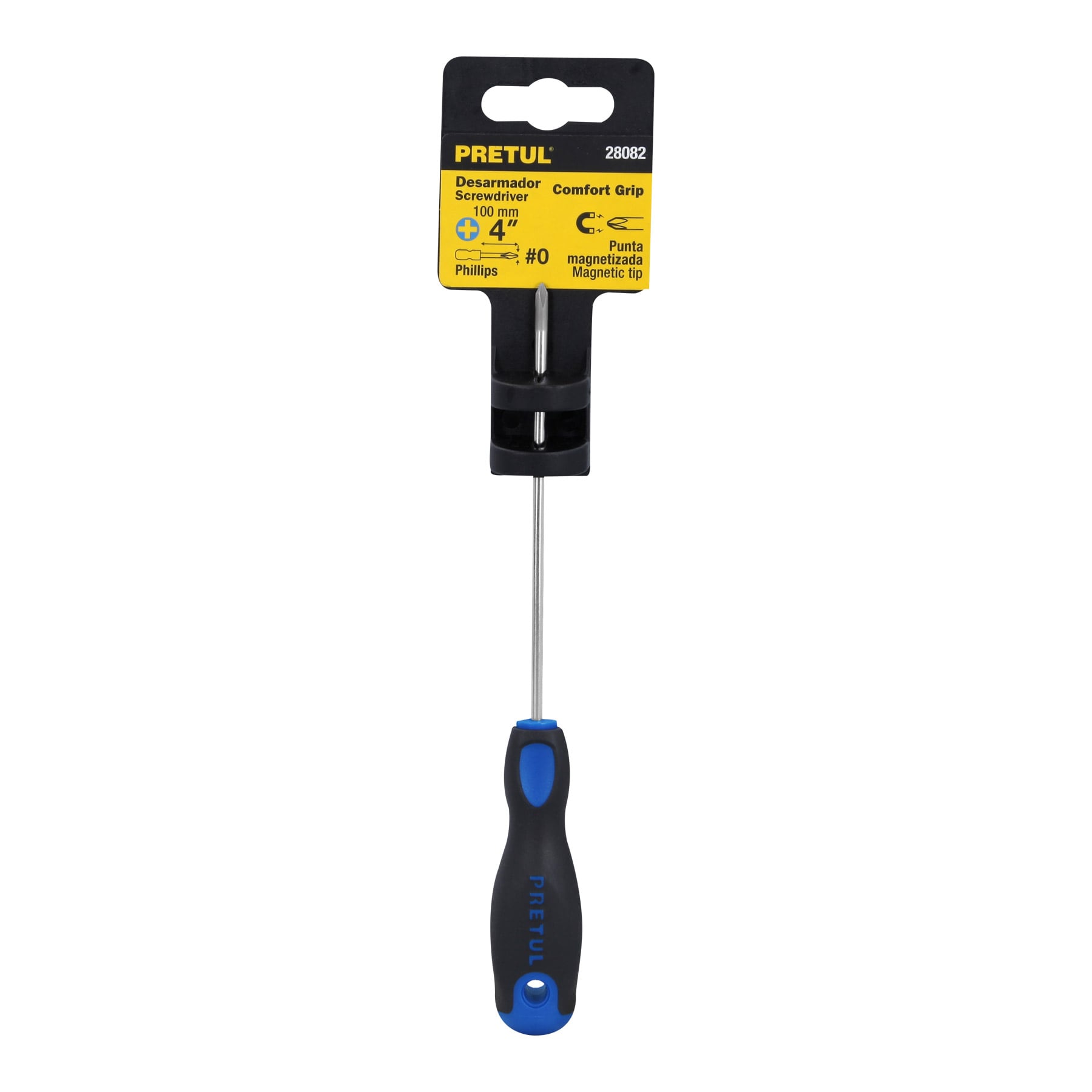 DESARMADOR DE CRUZ 1/8 X 4" PRETUL