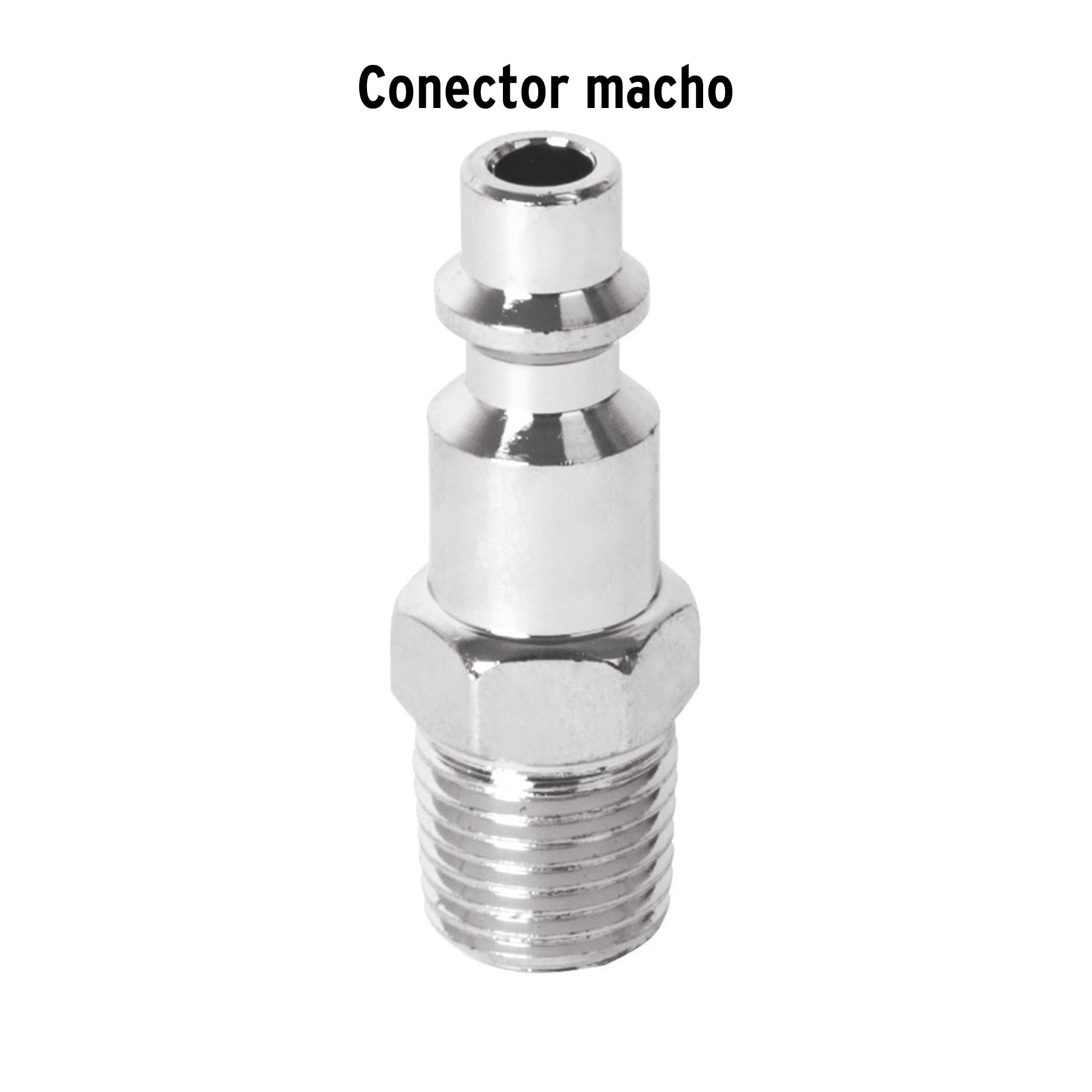 CONECTOR RAPIDO TIPO M 1/4" NPT PRETUL