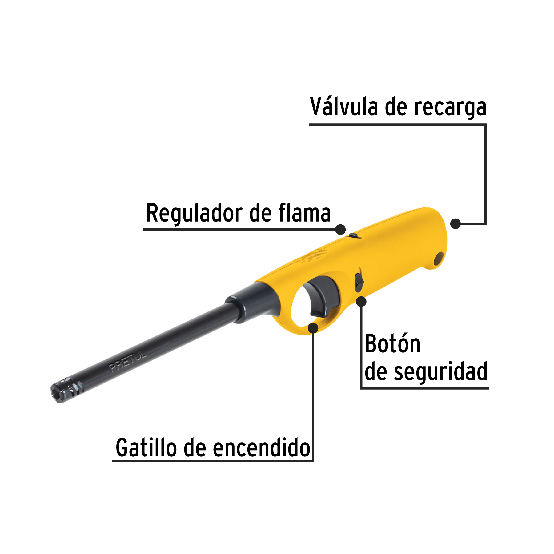 ENCENDEDOR RECARGABLE PRETUL