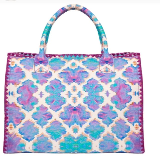 Colorful Patterned Tote Bag