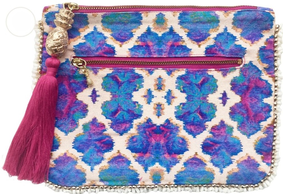 Bohemian Printed Clutch Bag