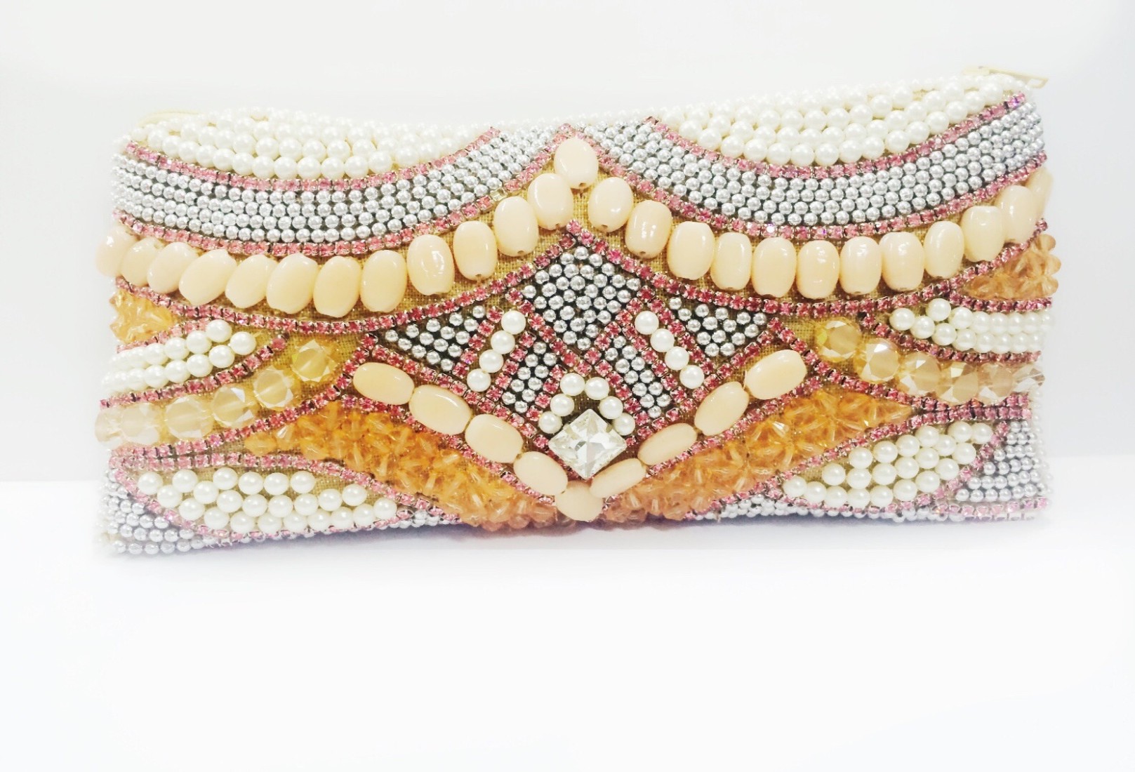 Beaded Evening Clutch Bag
