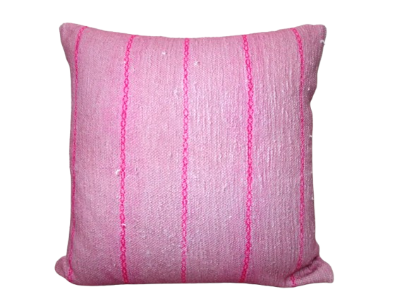 Pink Throw Pillow