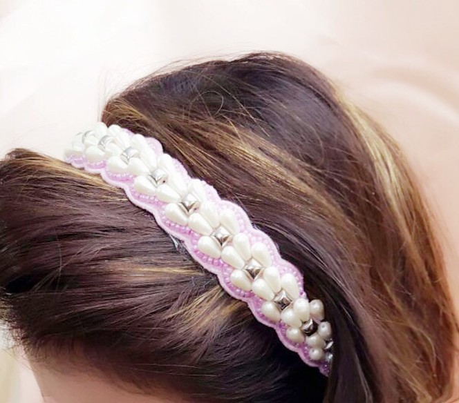 Pearl Embellished Headband