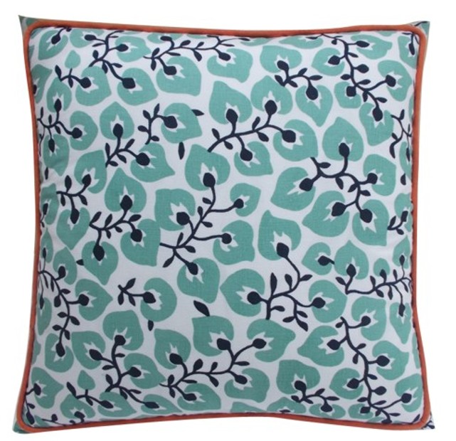 Decorative Leaf Pattern Cushion