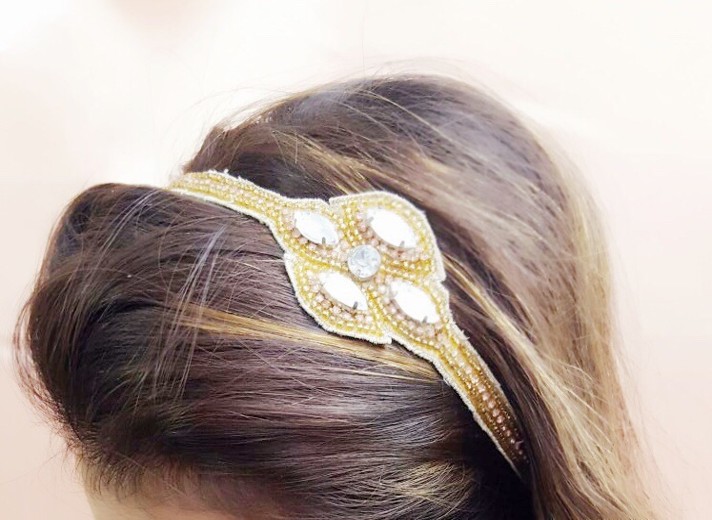 Elegant Beaded Headband