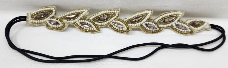 Beaded Elastic Headband