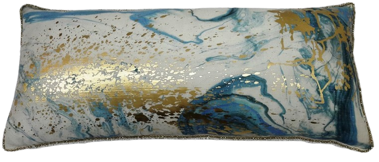 Abstract Decorative Lumbar Pillow