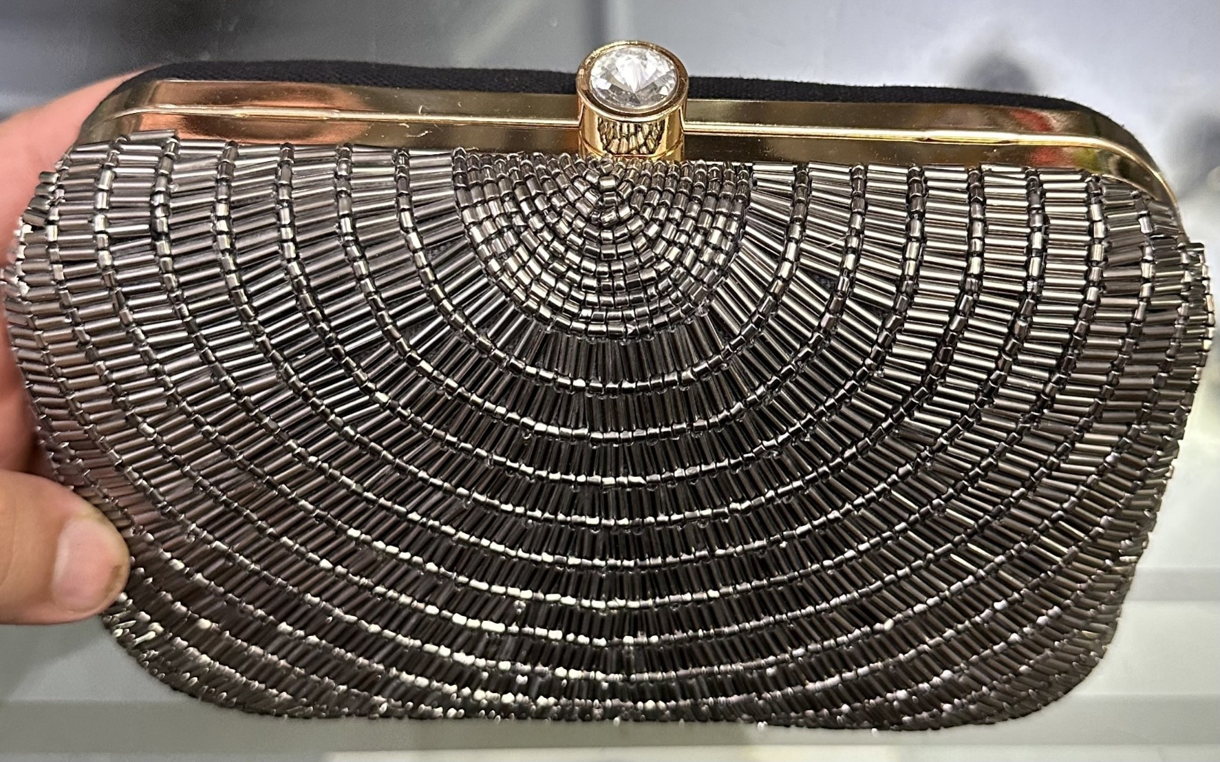 Elegant Beaded Evening Clutch