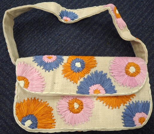 Embroidered Floral Handbag