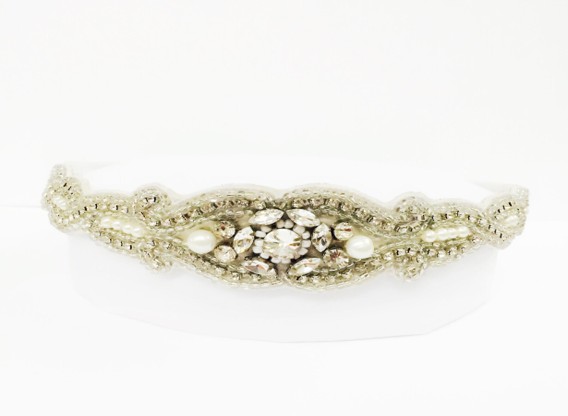 Beaded Bridal Headband