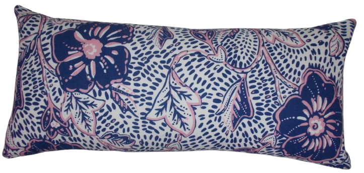 Floral Decorative Lumbar Pillow