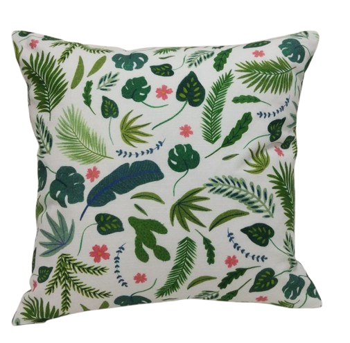 Botanical Print Throw Pillow