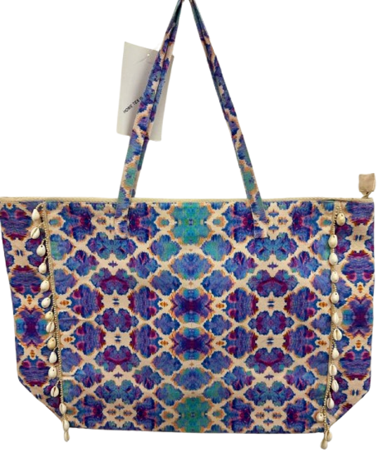 Bohemian Patterned Beach Tote Bag
