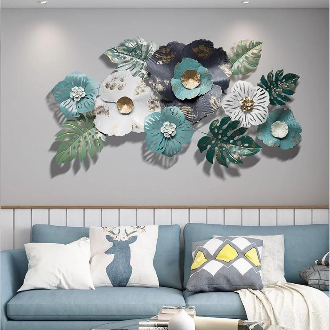 Metal Flower Wall Art