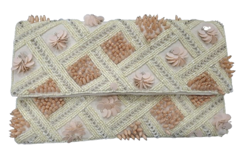 Beaded Embellished Clutch Bag