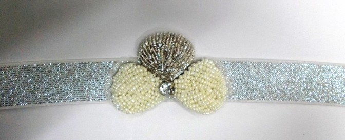 Beaded Shell Headband