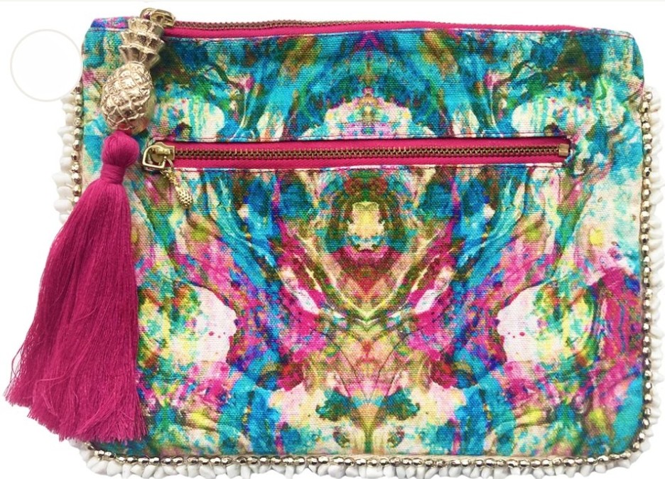 Colorful Bohemian Clutch Bag