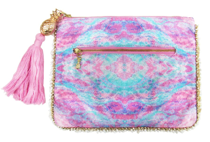 Colorful Tie-Dye Clutch Purse