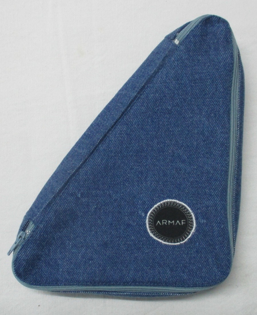 Armaf Triangular Denim Pouch