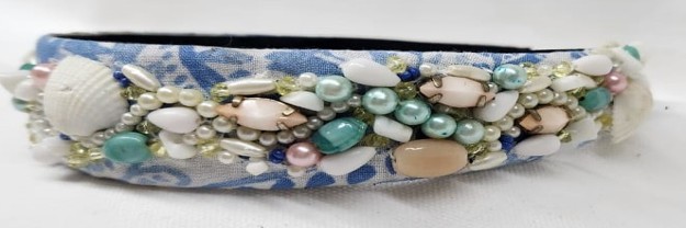 Beaded Seashell Headband