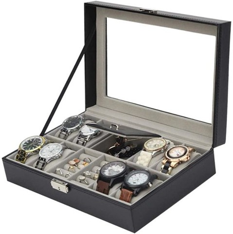 Watch and Jewelry Organizer Box