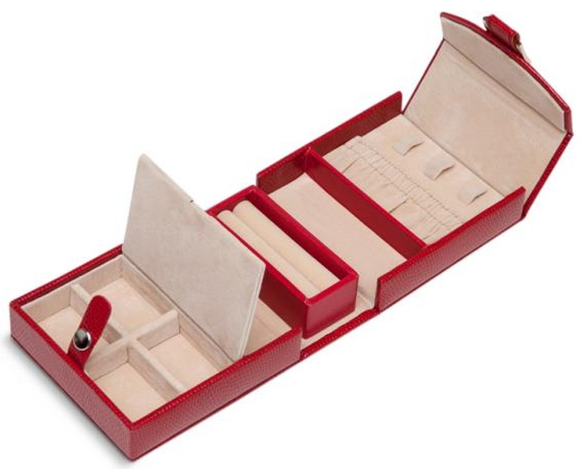 Red Textured Mini Handbag