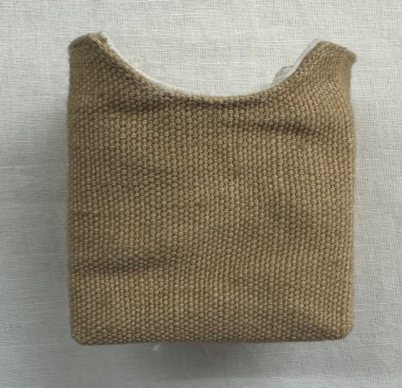 Handmade Burlap Storage Basket