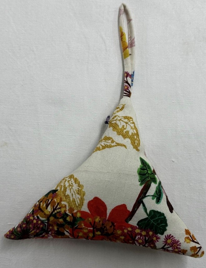 Floral Fabric Perfume Pouch
