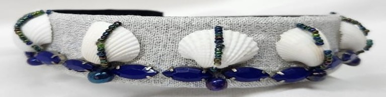 Embroidered Beaded Headband