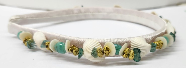 Shell and Bead Headband