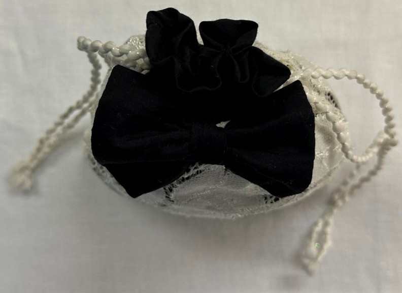 Lace and Pearl Mini Purse