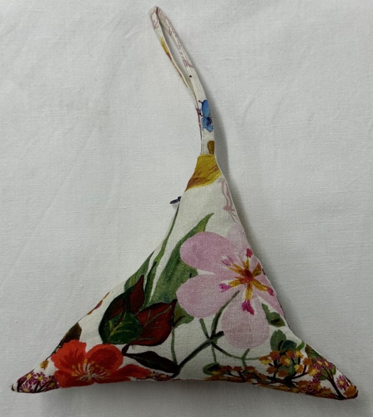 Floral Fabric Perfume Pouch