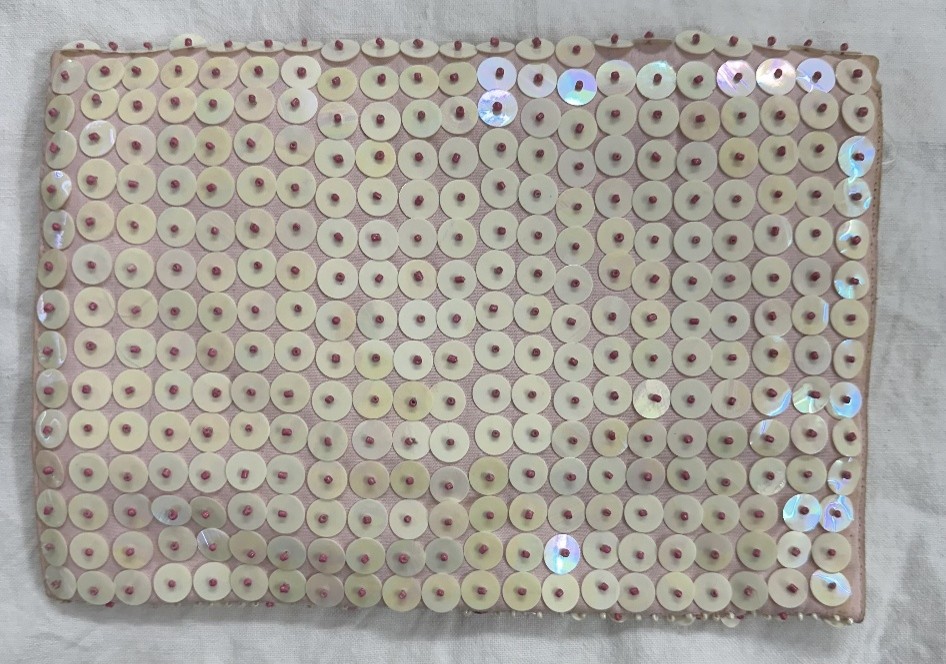 Handcrafted Butterfly Beaded Clutch