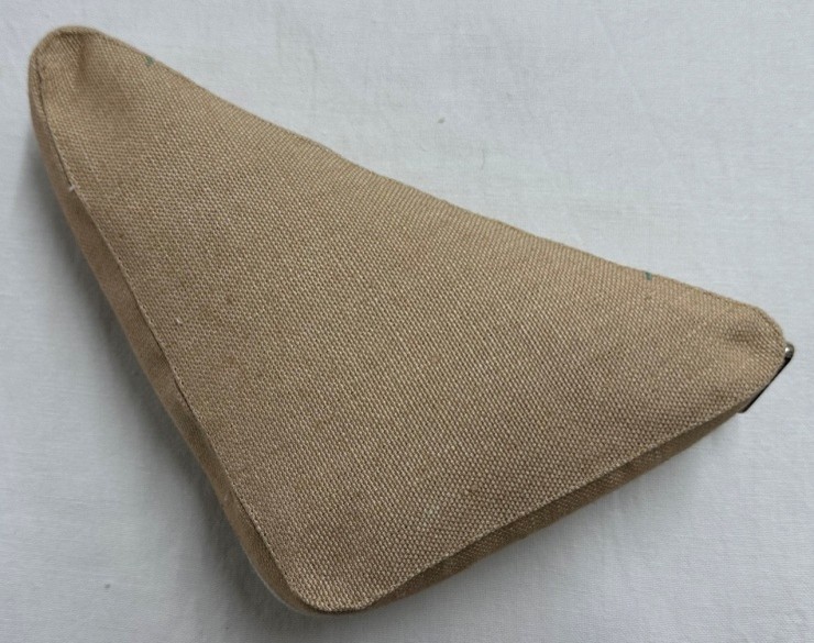 Triangular Canvas Pouch