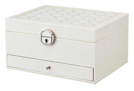 White Jewelry Storage Box