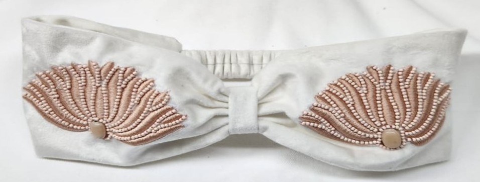 Beaded Embroidered Hairband