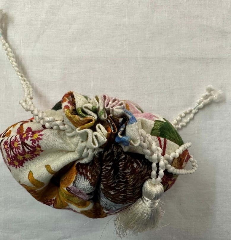 Floral Drawstring Pouch