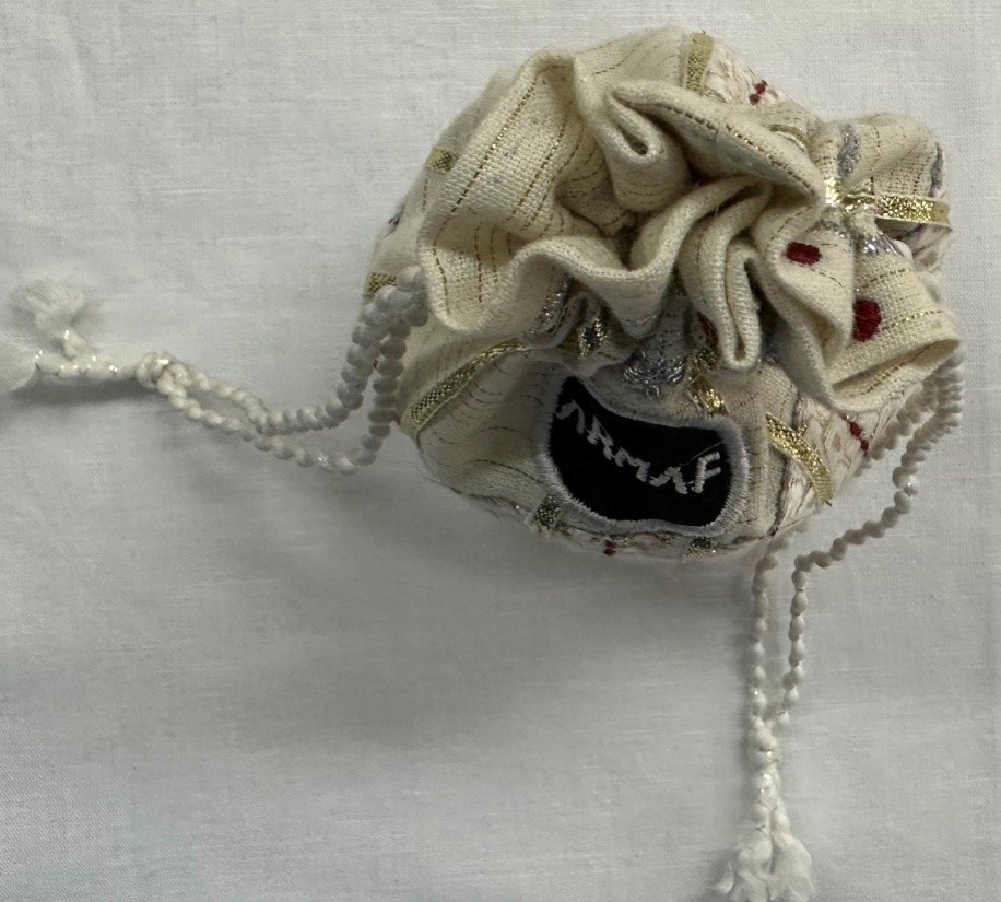 Embroidered Drawstring Pouch