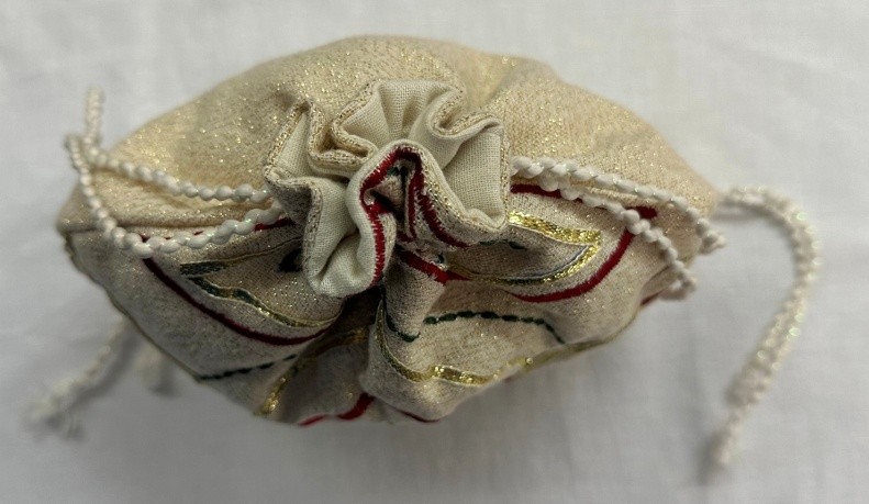 Embroidered Drawstring Pouch